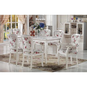 餐厅5件套装（1.5餐台+4无扶手餐椅）