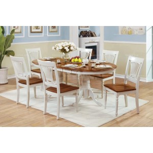 美式田园 实木餐厅套装（1桌+4椅）