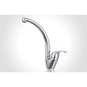 全铜可360度旋转厨房水龙头 单把单孔冷热水龙头