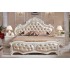 法式风格 1.8米皮拉扣床 PU发泡雕花床